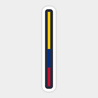 Colombia Style Stripe Sticker